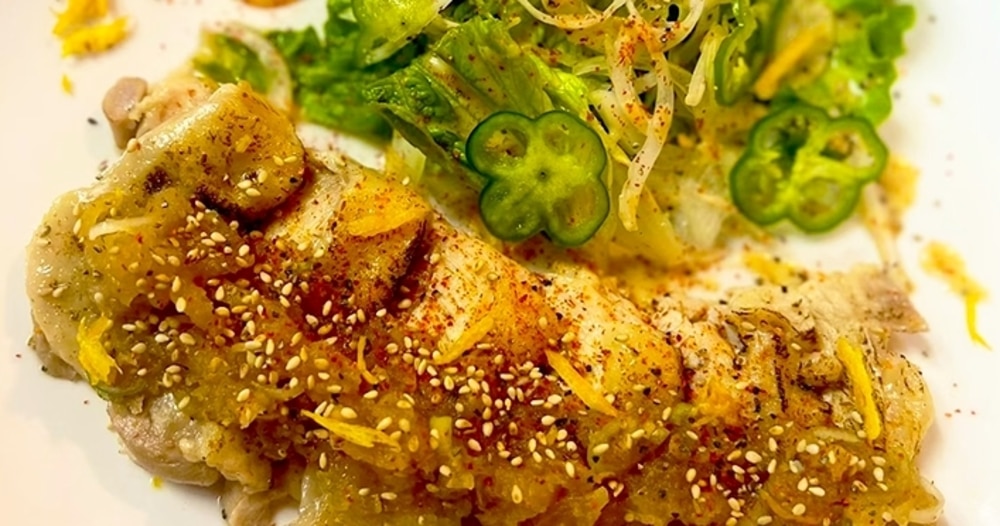 優秀レシピ(4)レンジで簡単!炙り鶏の新玉ねぎソースがけ